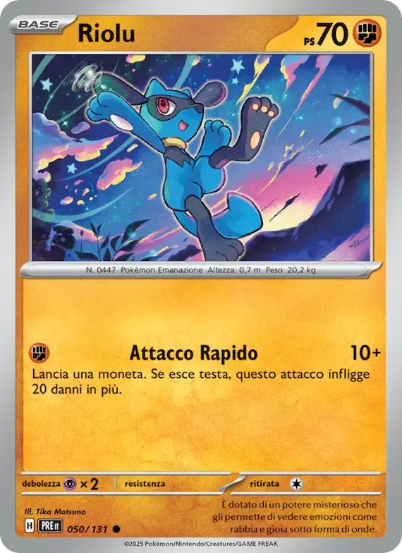 Riolu 50 – Evoluzioni Prismatiche