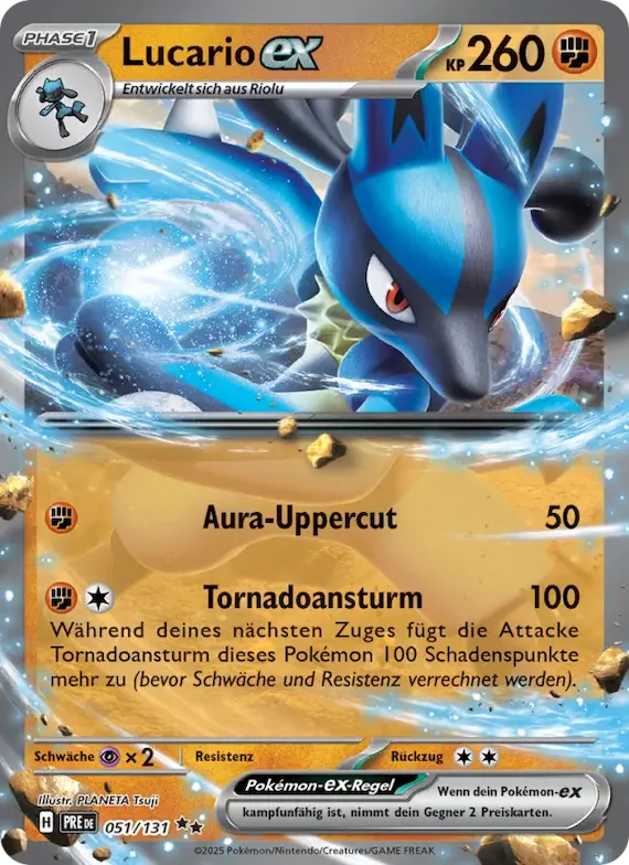 Lucario-ex 51 – Prismatische Entwicklungen