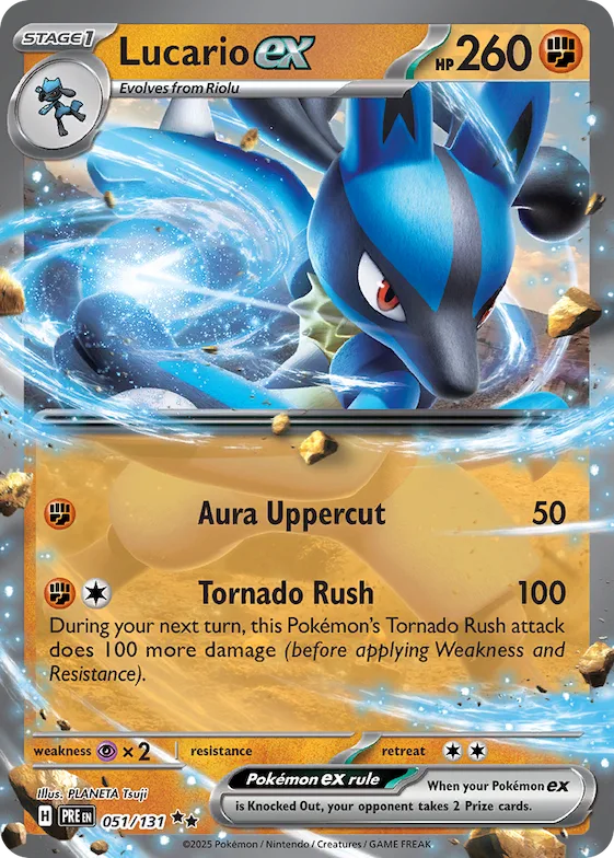 Lucario ex 51 – Evoluções Prismáticas