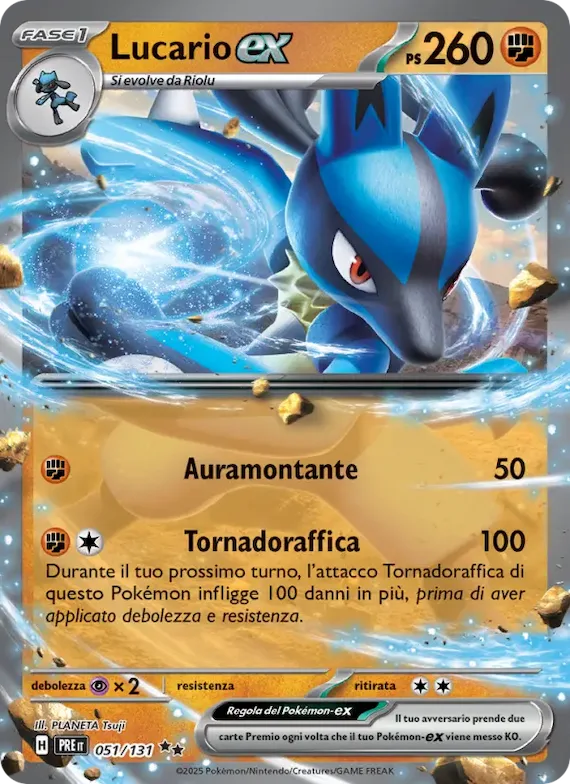 Lucario-ex 51 – Evoluzioni Prismatiche