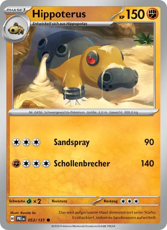 Hippoterus 53 – Prismatische Entwicklungen