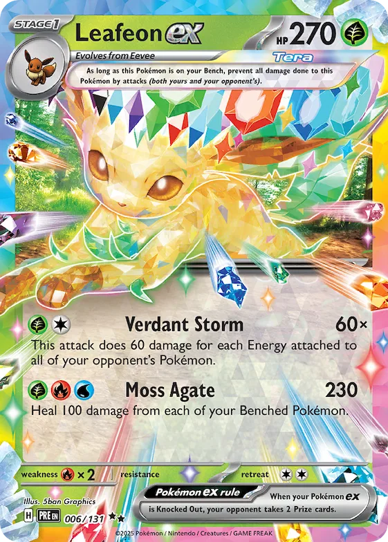 Leafeon ex #6 – Prismatic Evolutions