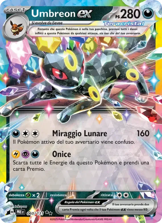 Umbreon-ex 60 – Evoluzioni Prismatiche