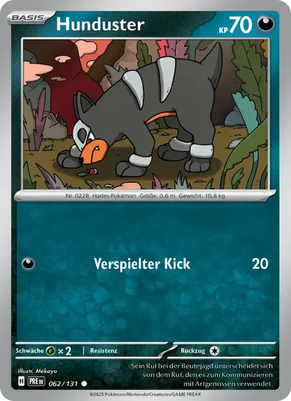 Hunduster 62 – Prismatische Entwicklungen