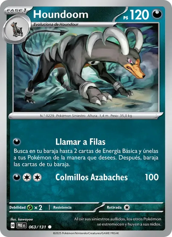 Houndoom 63 – Evoluciones Prismáticas