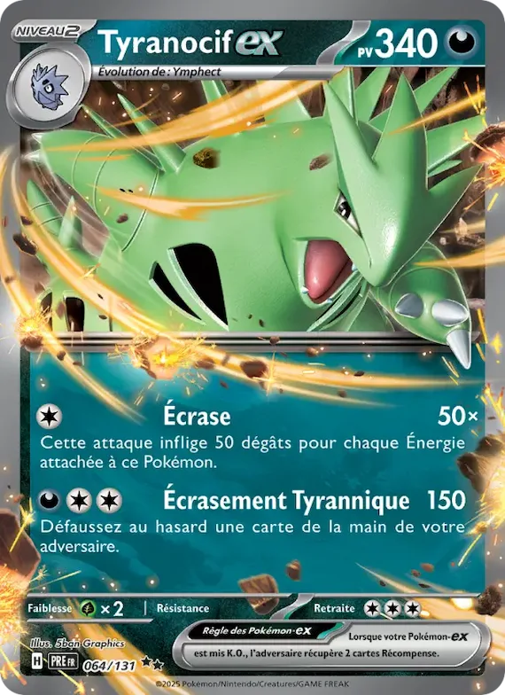 Tyranocif-ex 64 – Évolutions Prismatiques
