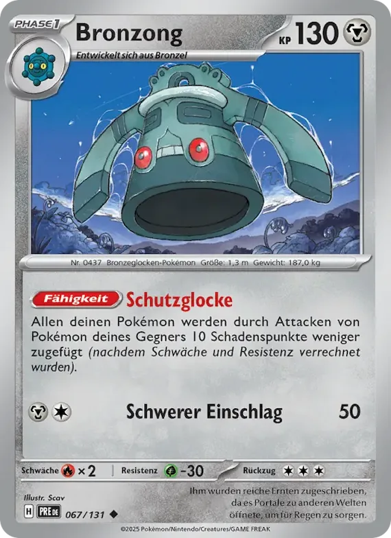 Bronzong 67 – Prismatische Entwicklungen