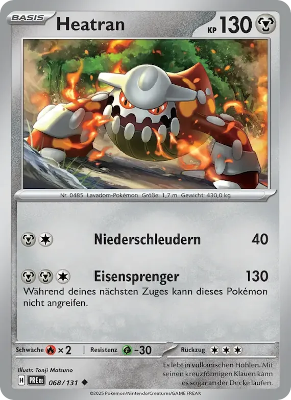 Heatran 68 – Prismatische Entwicklungen