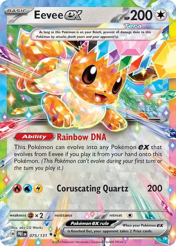 Eevee ex #75 – Prismatic Evolutions