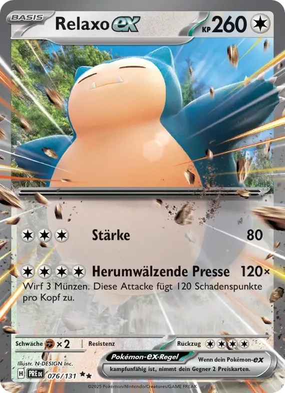 Relaxo-ex 76 – Prismatische Entwicklungen