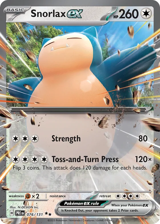 Snorlax ex #76 – Prismatic Evolutions
