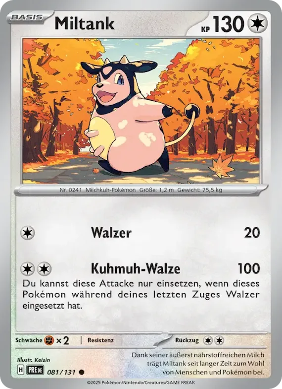 Miltank 81 – Prismatische Entwicklungen