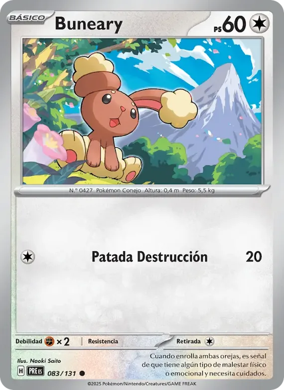 Buneary 83 – Evoluciones Prismáticas