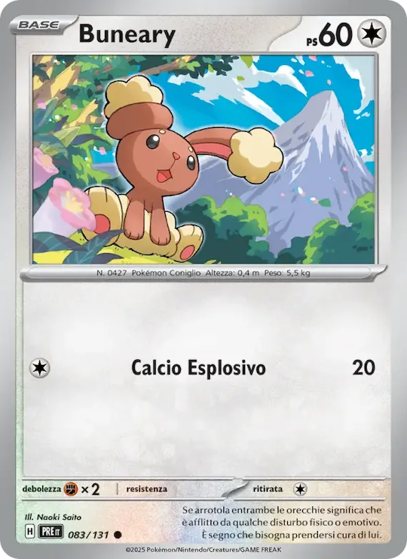 Buneary 83 – Evoluzioni Prismatiche