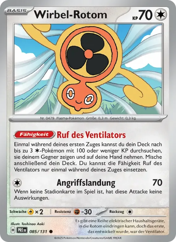 Wirbel-Rotom 85 – Prismatische Entwicklungen