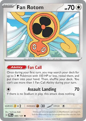 Fan Rotom #85 – Prismatic Evolutions