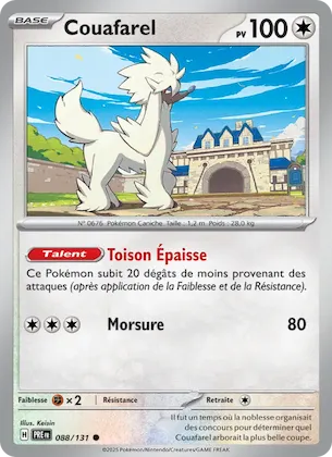 Couafarel n° 88 – Évolutions Prismatiques