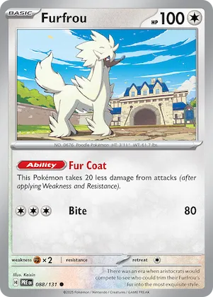 Furfrou #88 – Prismatic Evolutions