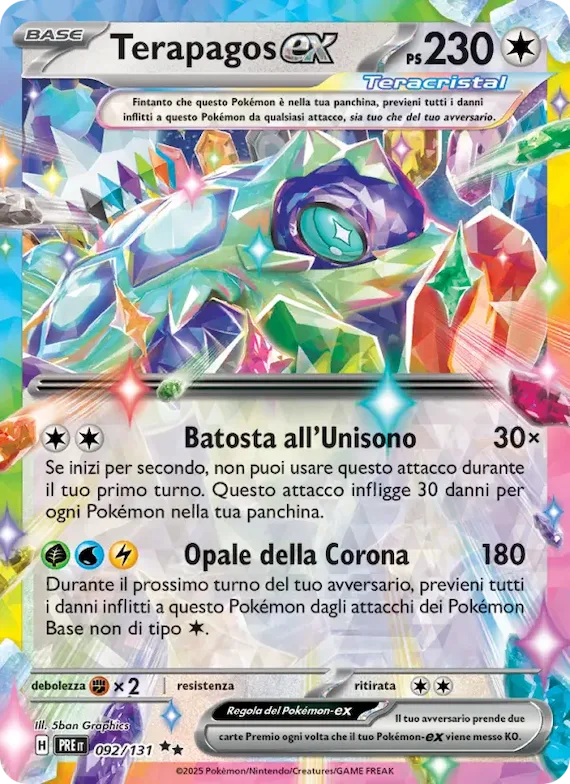 Terapagos-ex 92 – Evoluzioni Prismatiche