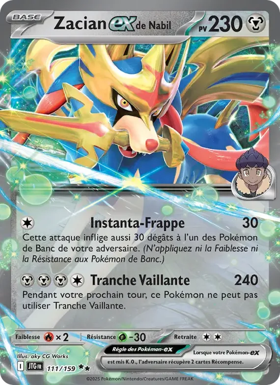 Zacian-ex de Nabil 111 – Aventures Ensemble