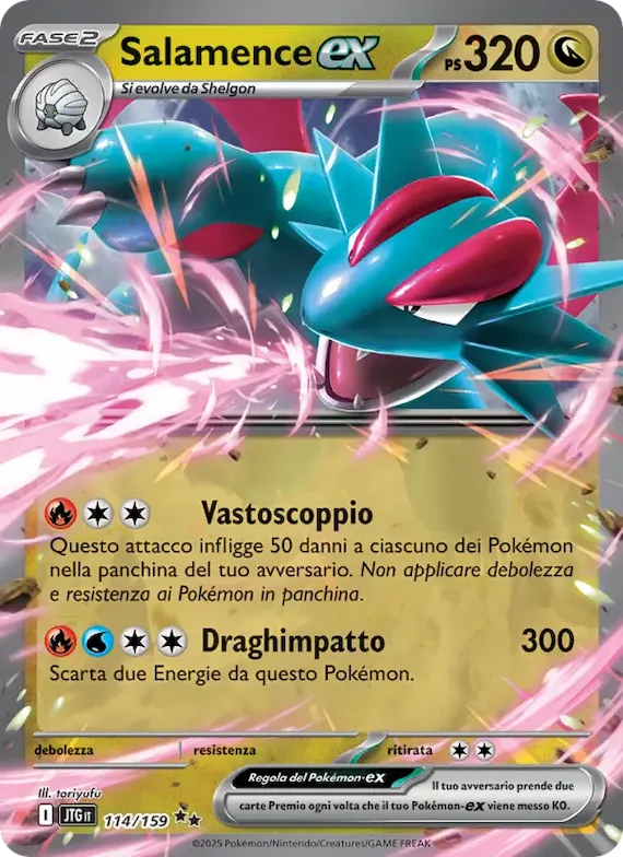 Salamence-ex 114 – Avventure Insieme