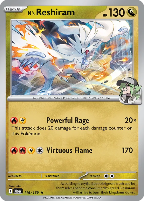 Reshiram do N 116 – Amigos de Jornada