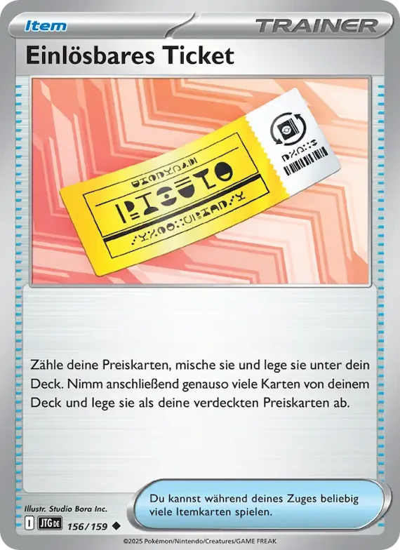Einlösbares Ticket 156 – Reisegefährten