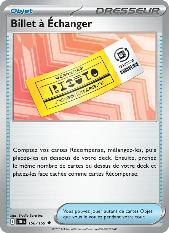 Billet à Échanger 156 – Aventures Ensemble