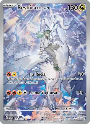 Reshiram de N 167 – Juntos de Aventuras
