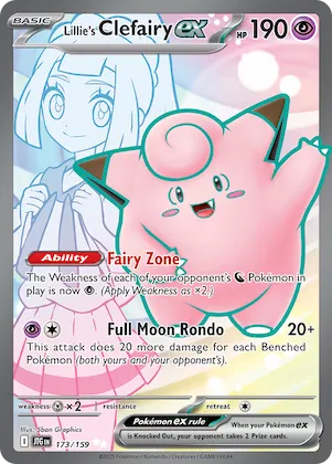 Lillie's Clefairy ex #173 – Journey Together