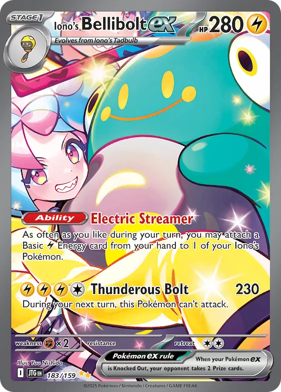 Iono's Bellibolt ex #183 – Journey Together