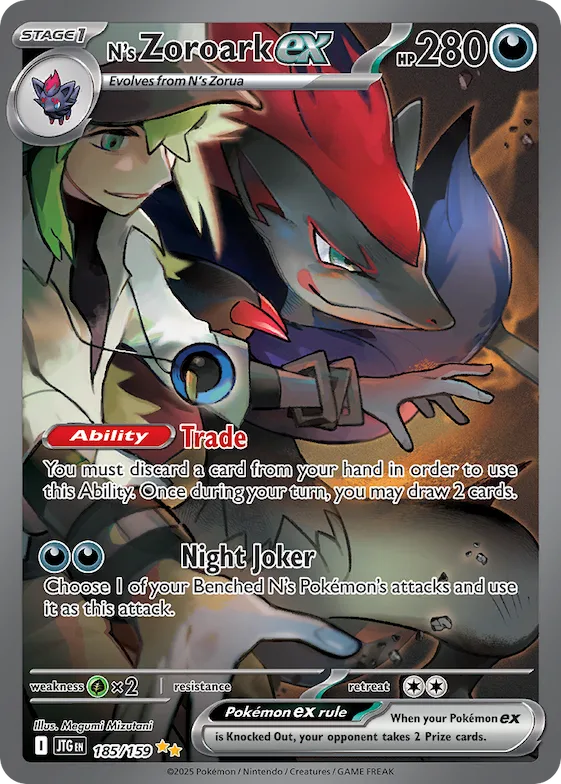 N's Zoroark ex #185 – Journey Together