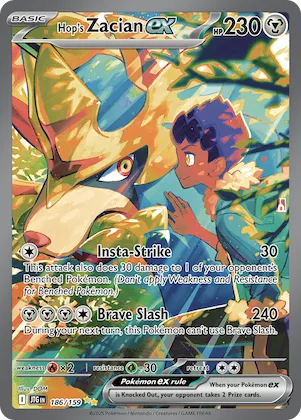 Hop's Zacian ex #186 – Journey Together