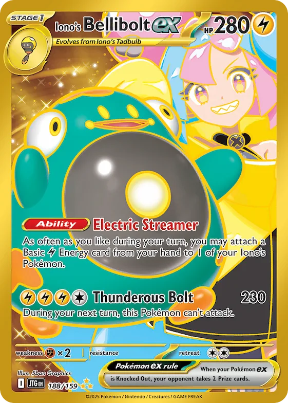 Iono's Bellibolt ex #188 – Journey Together