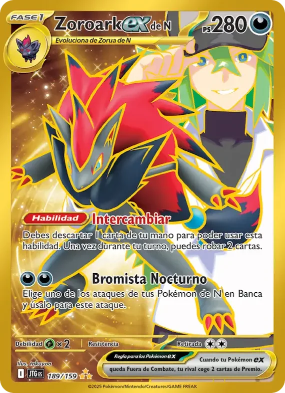 Zoroark ex de N 189 – Juntos de Aventuras