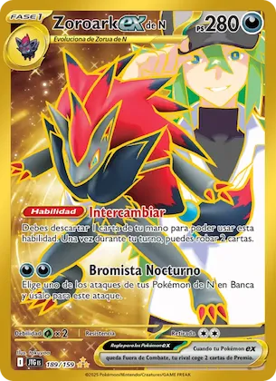 Zoroark ex de N 189 – Juntos de Aventuras