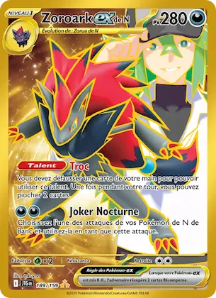 Zoroark-ex de N 189 – Aventures Ensemble