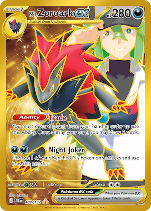 N's Zoroark ex #189 – Journey Together