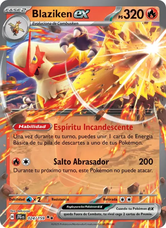 Blaziken ex 24 – Juntos de Aventuras