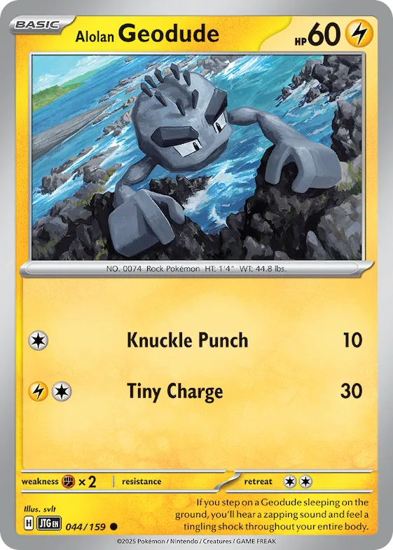 Geodude de Alola 44 – Amigos de Jornada