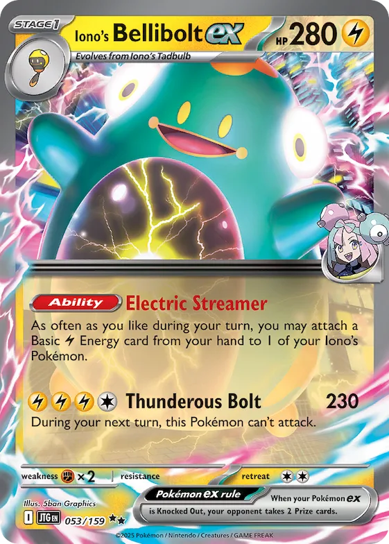 Iono's Bellibolt ex #53 – Journey Together