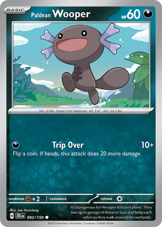 Wooper de Paldea 93 – Amigos de Jornada