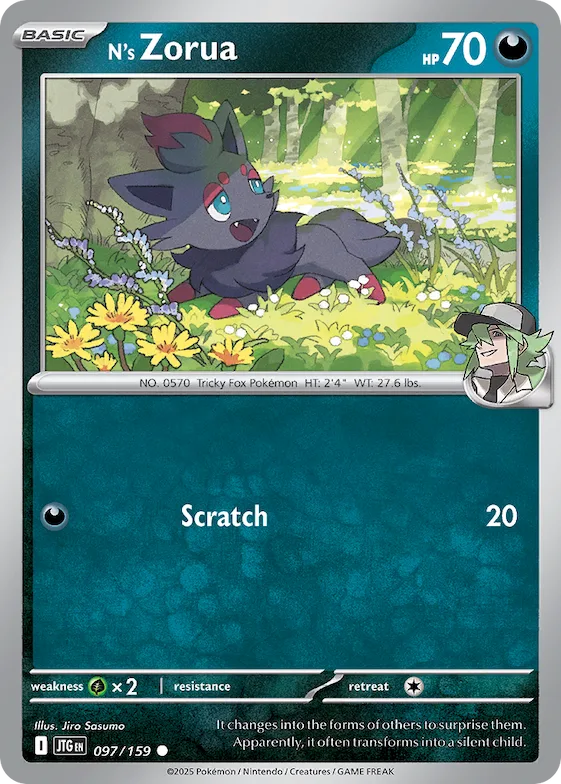 N's Zorua #97 – Journey Together