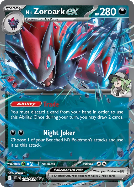 N's Zoroark ex #98 – Journey Together