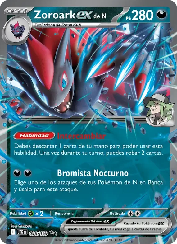 Zoroark ex de N 98 – Juntos de Aventuras