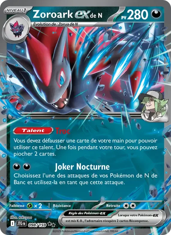 Zoroark-ex de N 98 – Aventures Ensemble