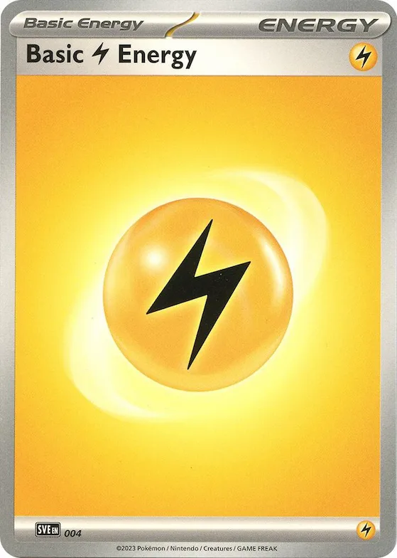 Basic Lightning Energy #4 – Scarlet & Violet Energies
