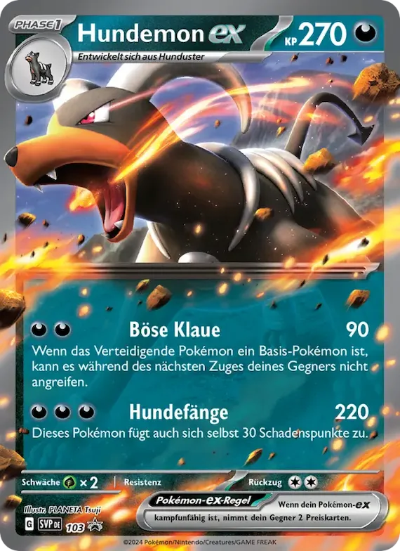 Hundemon-ex 103 – SVP Black Star Promos