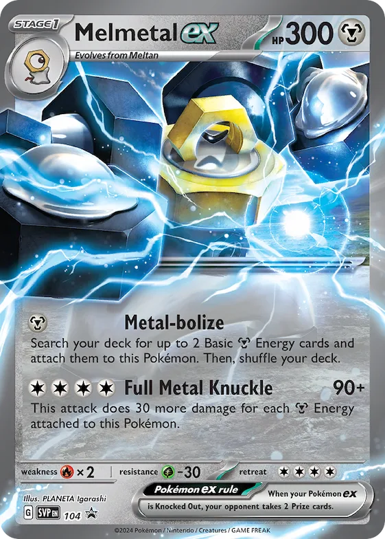 Melmetal ex #104 – Scarlet & Violet Promo Cards