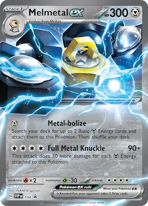 Melmetal ex #104 – Scarlet & Violet Promo Cards